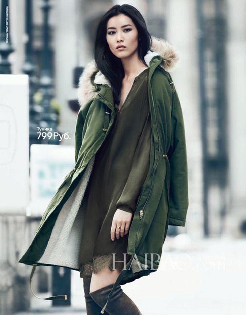 军绿色大波来袭 H&M 2014秋冬女装